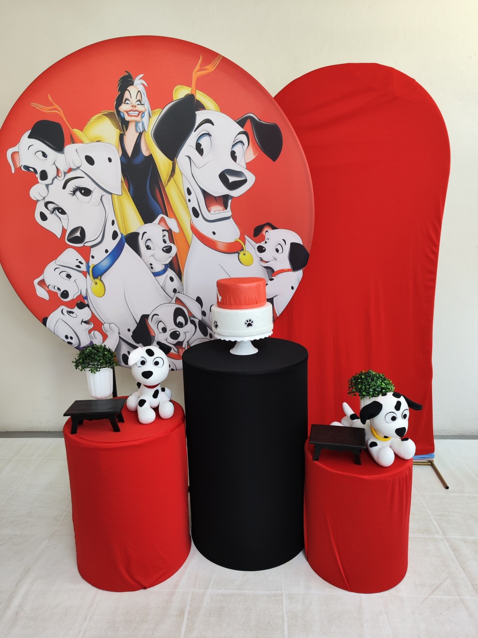 Kit 101 Dálmatas Opção Plus  - Elisete Festas Kit Pegue e Monte