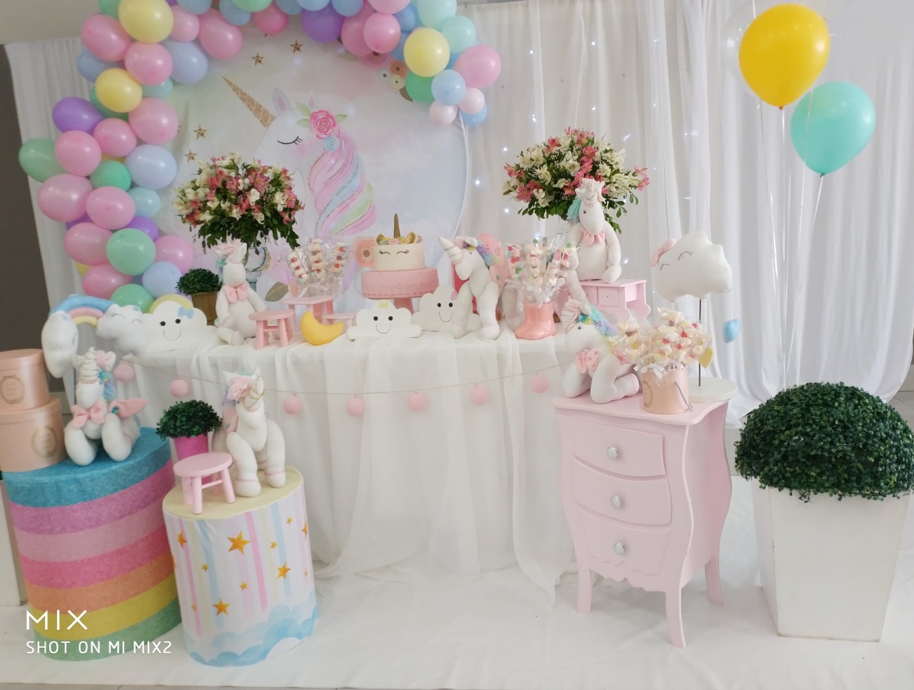 Montagem Unicornio Clean - Elisete Festas Kit Pegue e Monte