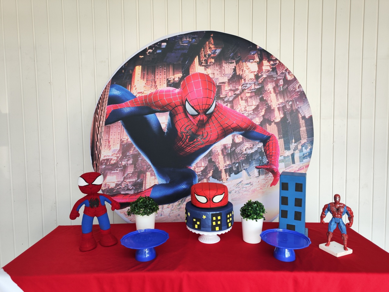 Kit Homem Aranha  - Modelo 2( Opçao 1) - Elisete Festas Kit Pegue e Monte
