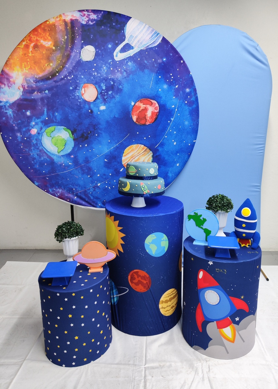 Kit Planeta Opção Plus  - Elisete Festas Kit Pegue e Monte