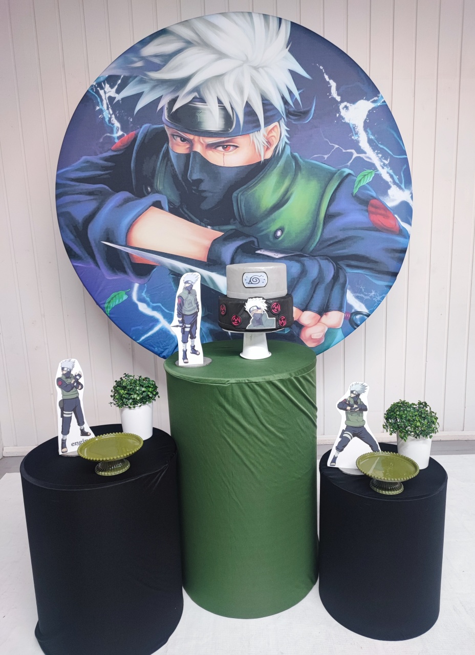 Kit Naruto Kakashi ( Opçao 2) - Elisete Festas Kit Pegue e Monte