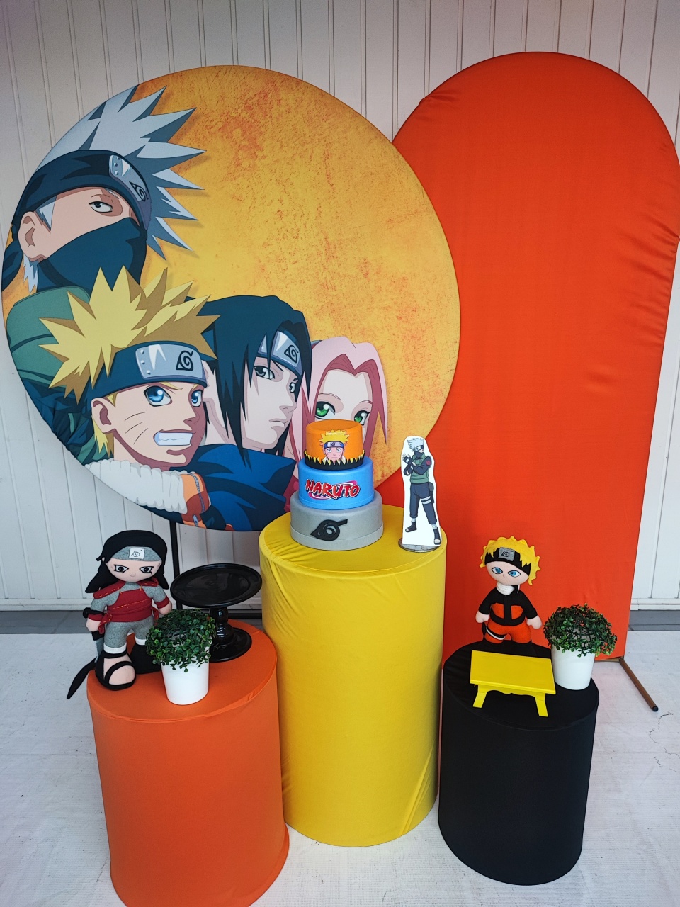 Kit  Naruto Mod 2 Opção Plus  - Elisete Festas Kit Pegue e Monte