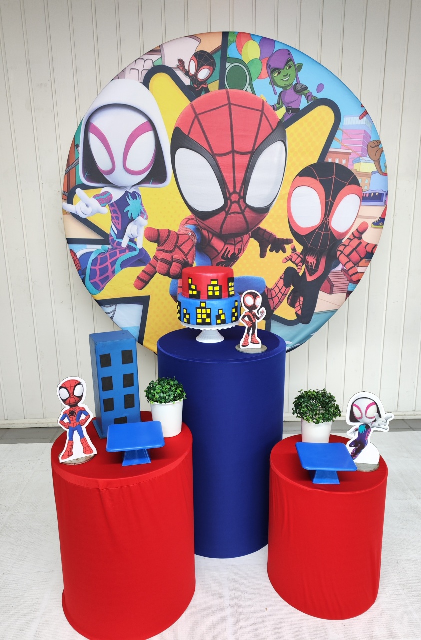 Kit Homem Aranha Modelo 3 ( Opçao 2) - Elisete Festas Kit Pegue e Monte