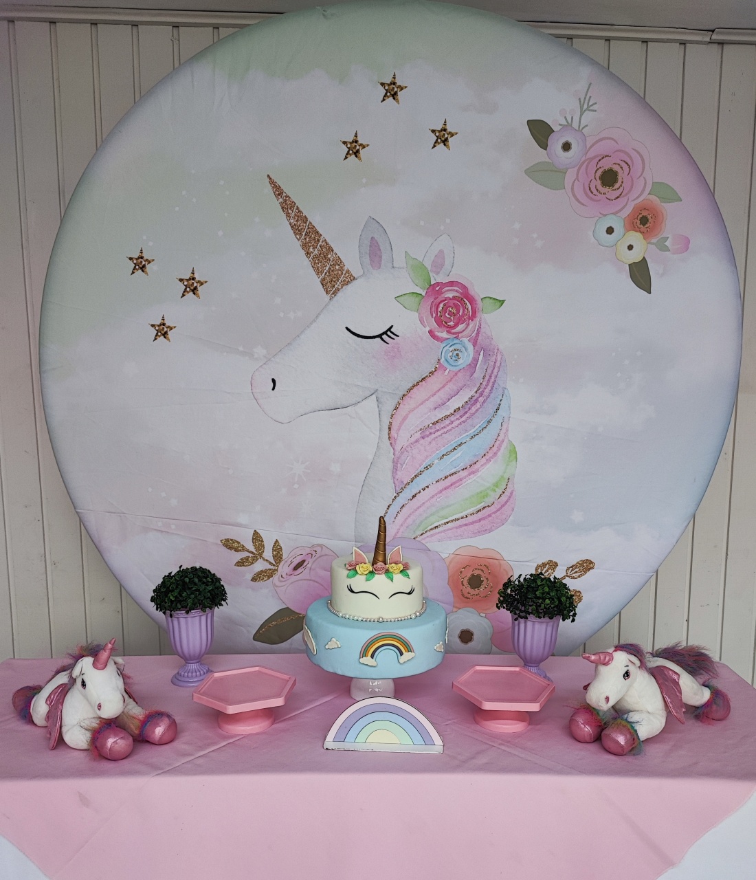 Kit Unicornio (1.80)  Opção 1 - Elisete Festas Kit Pegue e Monte