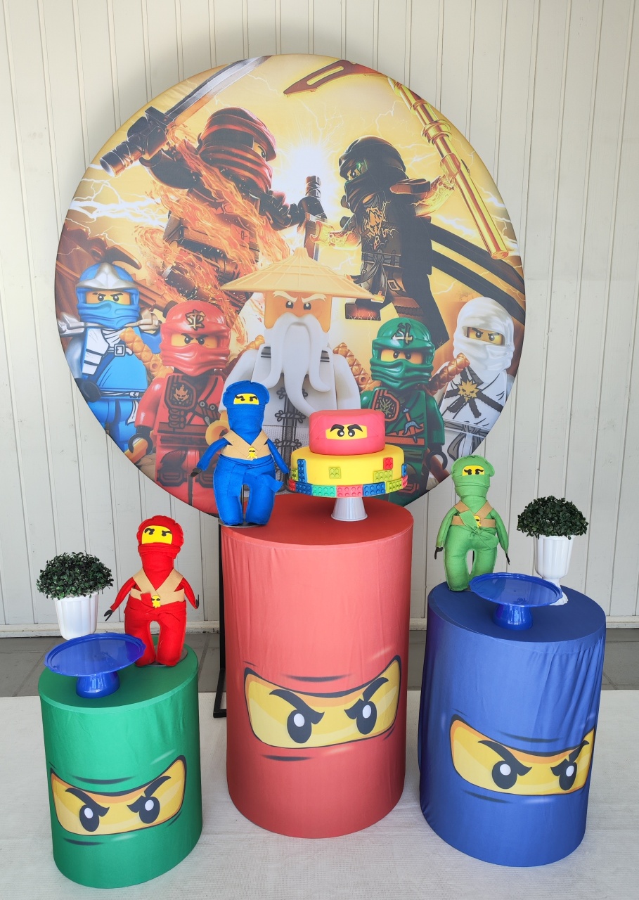 Kit Ninjago ( Opçao 2) - Elisete Festas Kit Pegue e Monte
