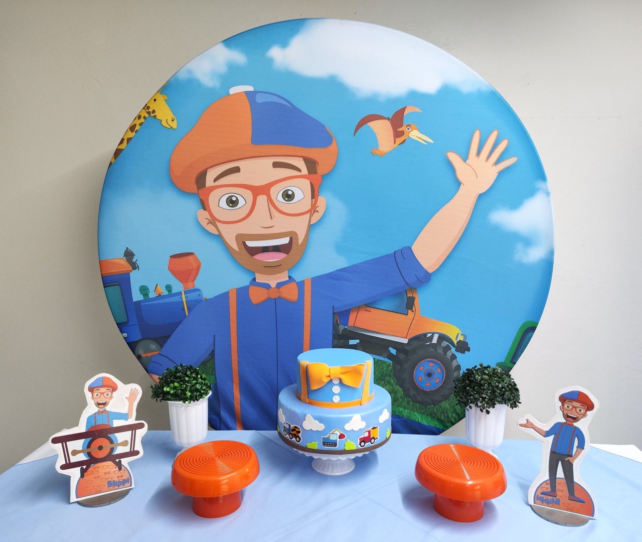 Kit Blippi Opção 1 - Elisete Festas Kit Pegue e Monte