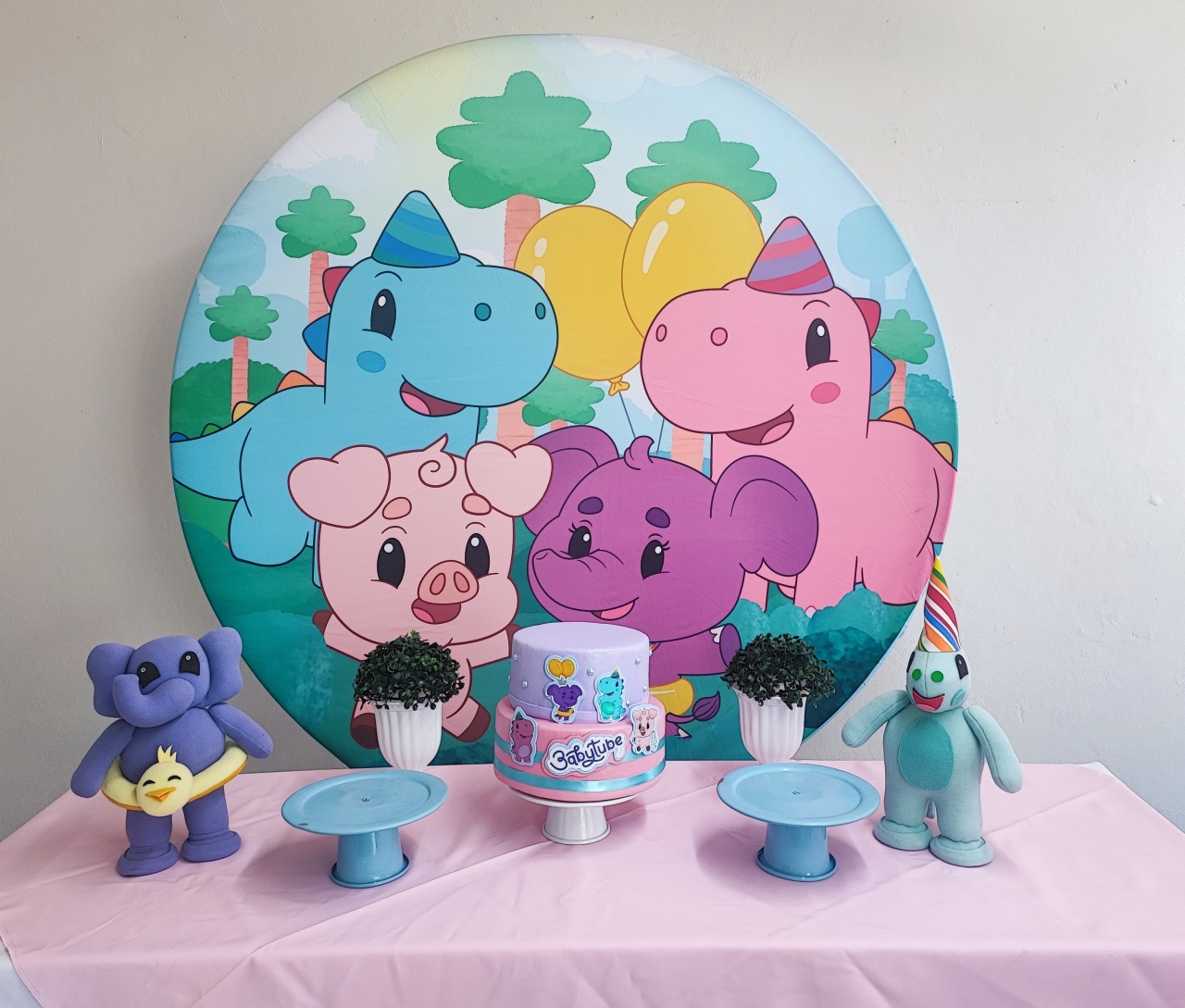 Kit Babytube Opção 1 - Elisete Festas Kit Pegue e Monte
