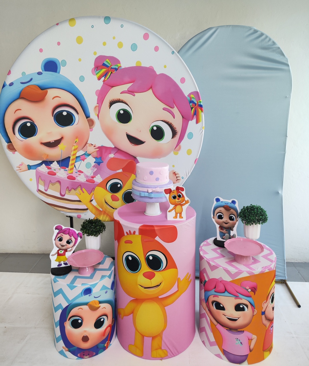 Kit Lettle Angel Opção Plus - Elisete Festas Kit Pegue e Monte
