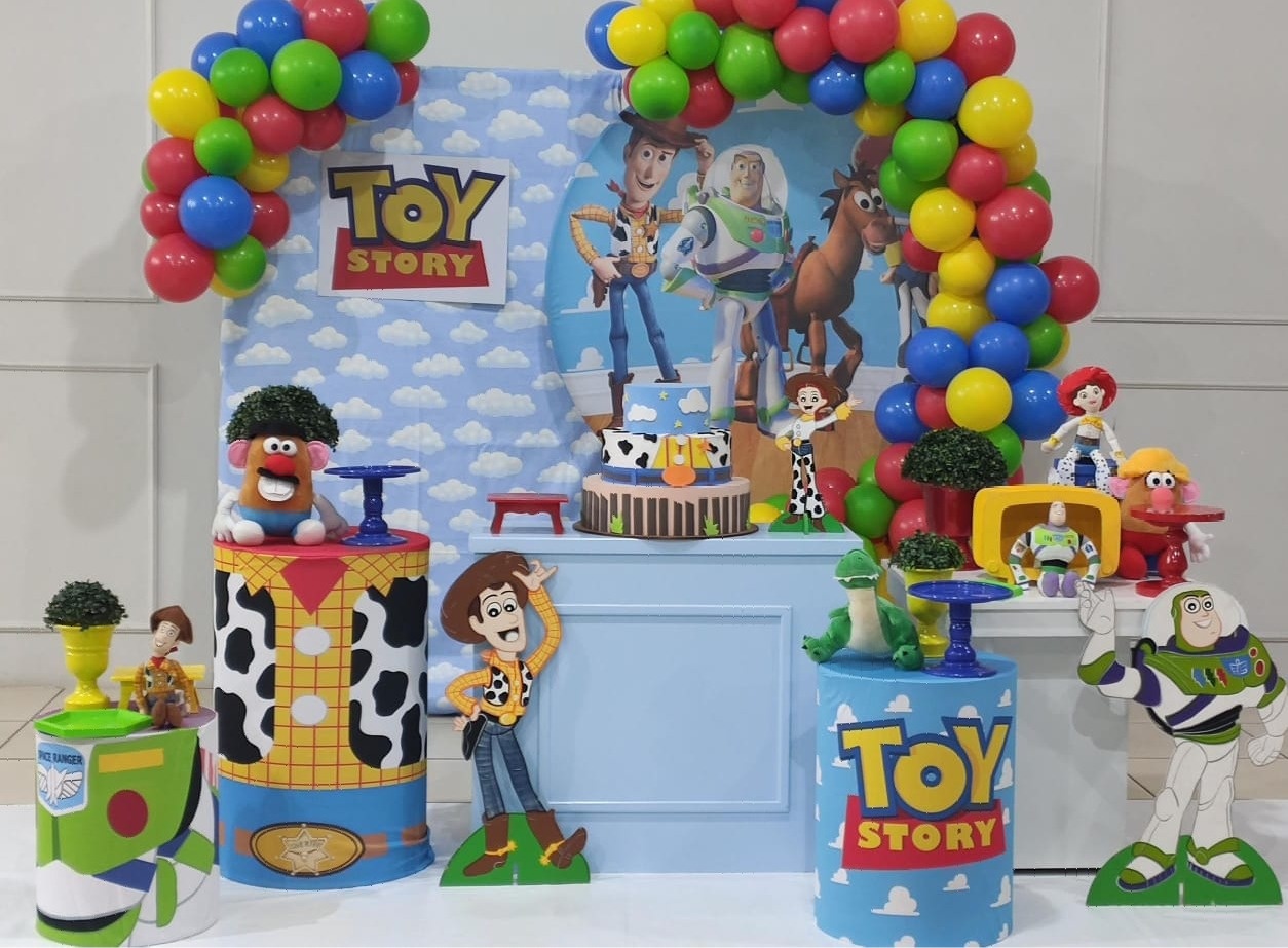 Montagem Toy Story - Elisete Festas Kit Pegue e Monte