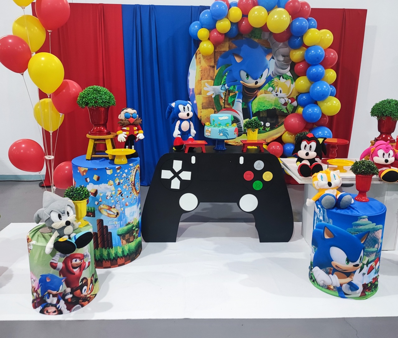 Montagem Sonic  2 - Elisete Festas Kit Pegue e Monte