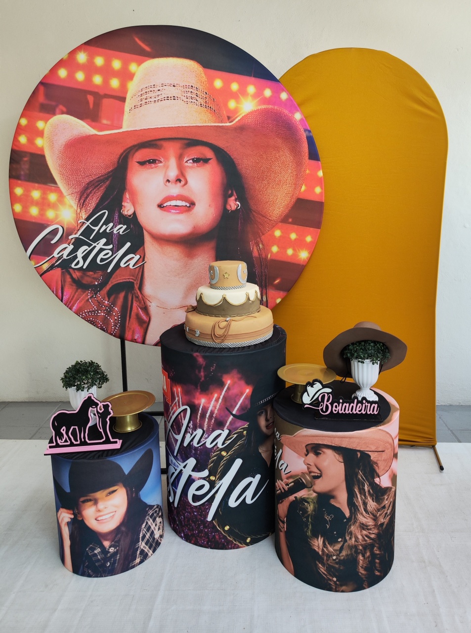 Kit Ana Castela Escuro Opção Plus  - Elisete Festas Kit Pegue e Monte