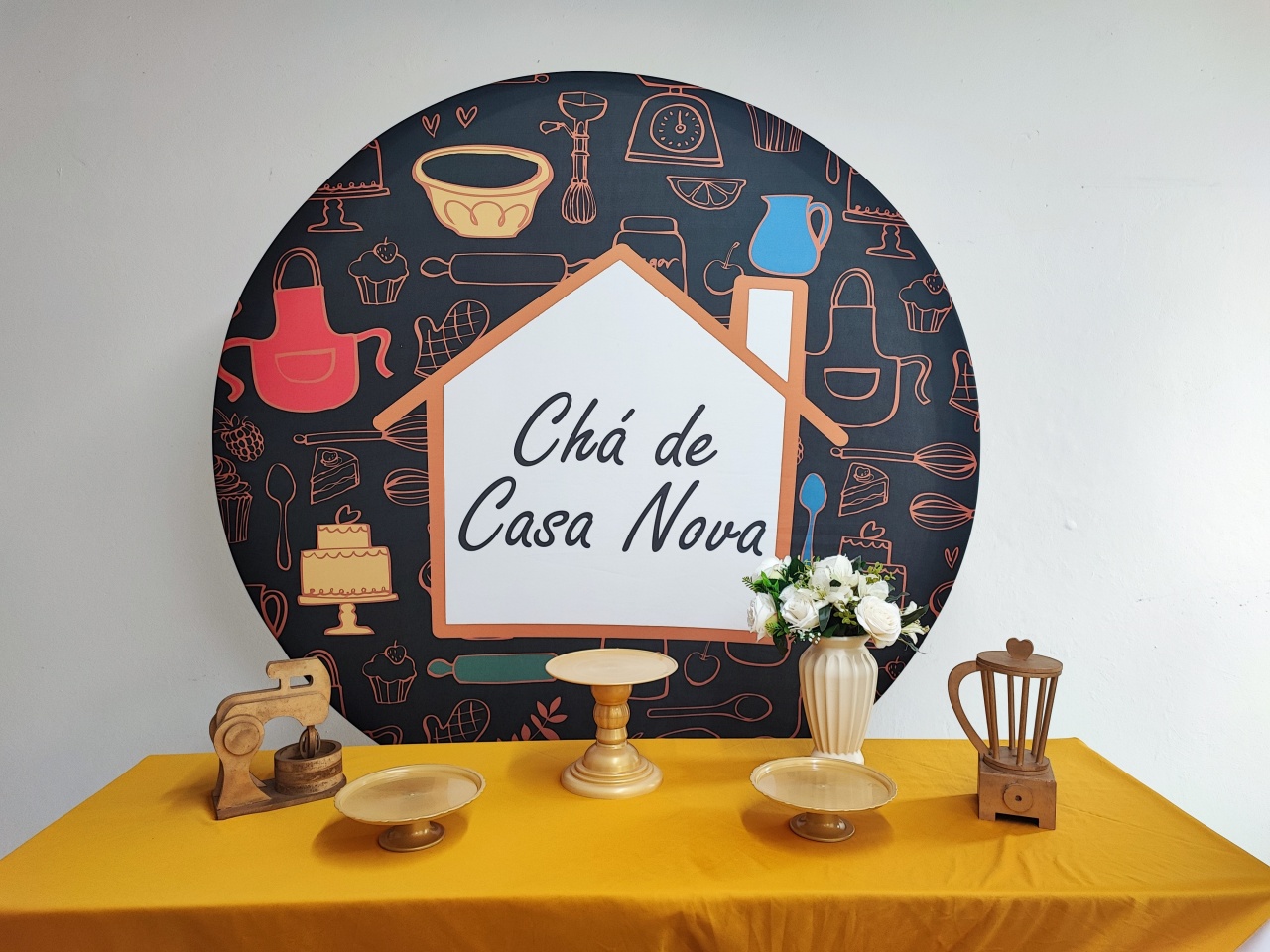 Kit Chá de Casa Nova - Opção 1 - Elisete Festas Kit Pegue e Monte