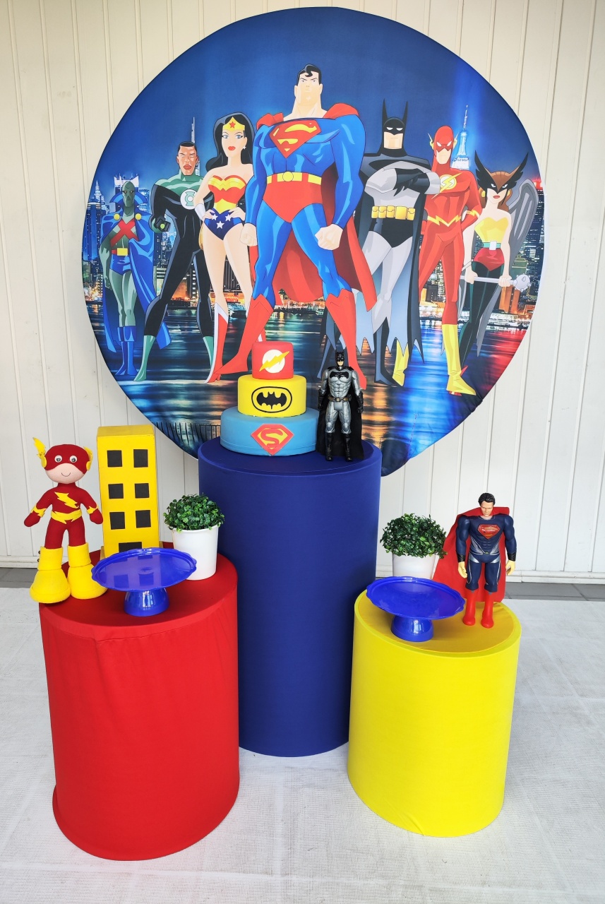 Kit Liga  da Justiça ( Opçao 2) - Elisete Festas Kit Pegue e Monte