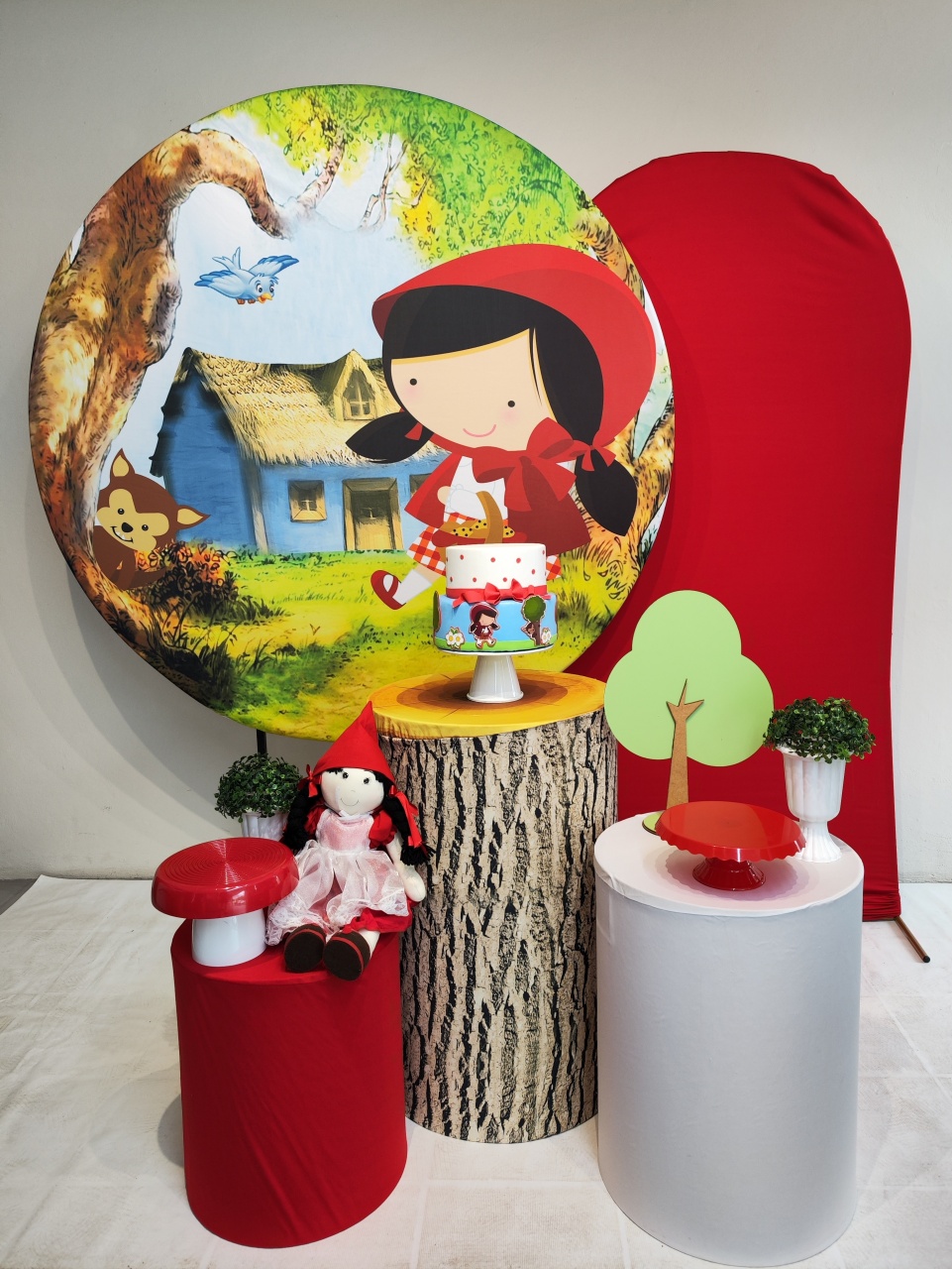 Kit Chapeuzinho Vermelho - Opção Plus - Elisete Festas Kit Pegue e Monte