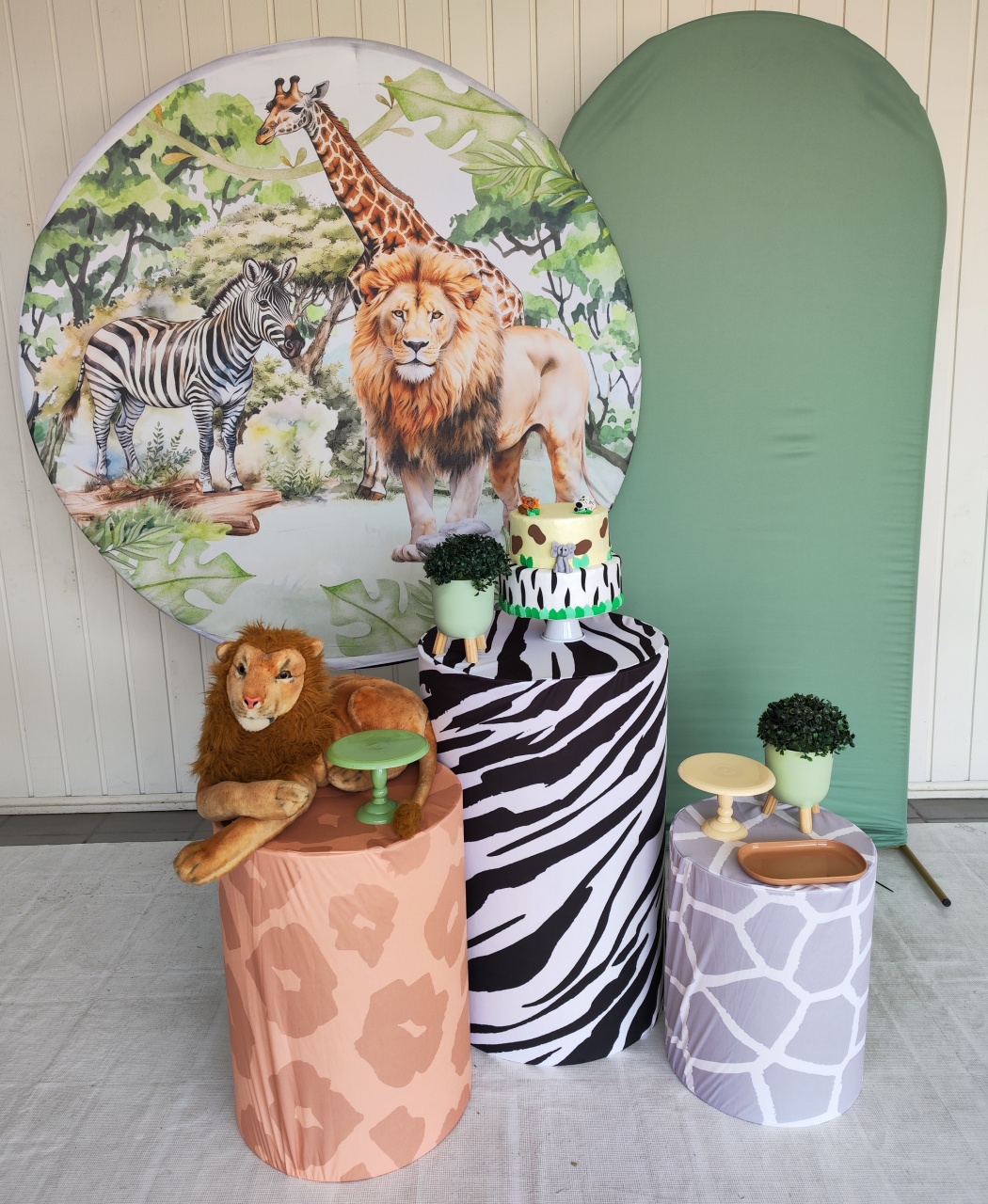 Kit Safari Realista Opção Plus  - Elisete Festas Kit Pegue e Monte
