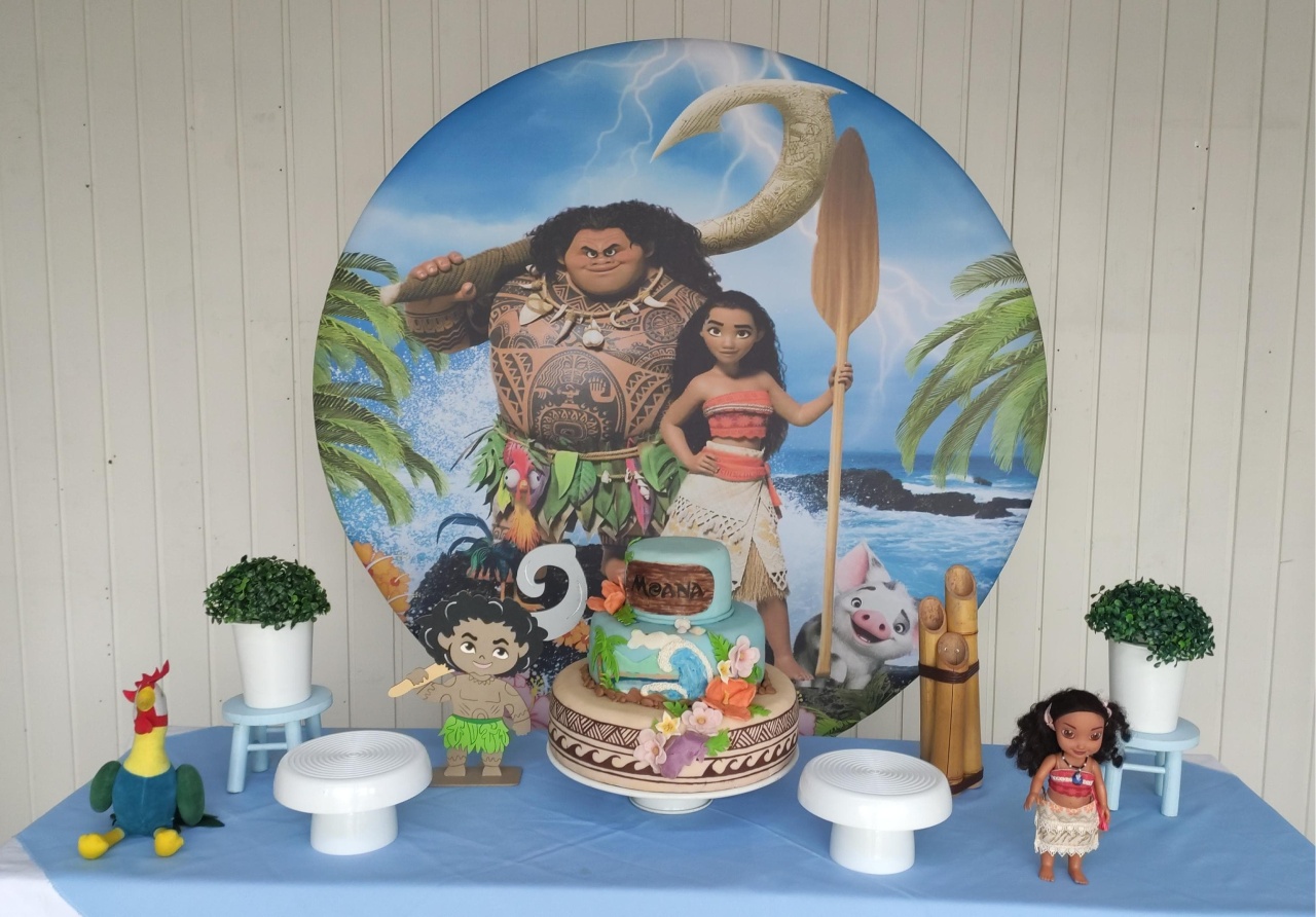 Kit Moana Adulta - Opção 1  - Elisete Festas Kit Pegue e Monte