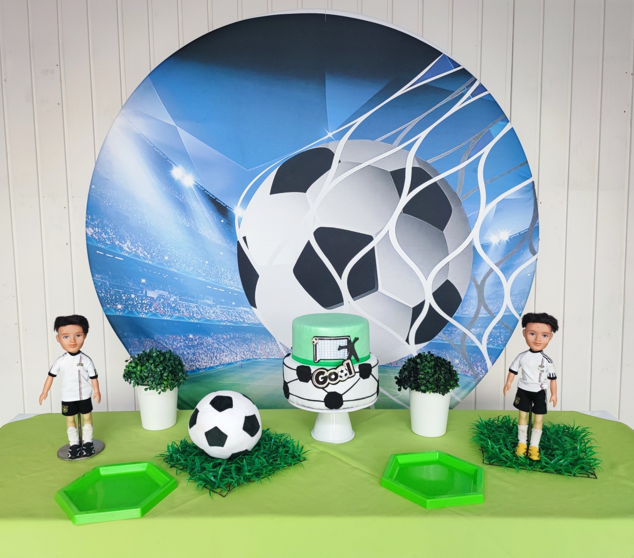 Kit Futebol Estádio  - Opção 1 - Elisete Festas Kit Pegue e Monte