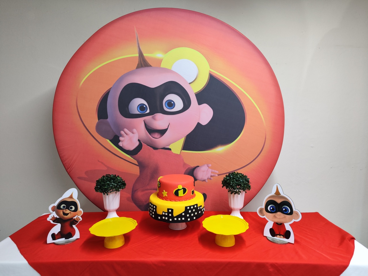 Kit Os Incríveis Bebê Opção 1 - Elisete Festas Kit Pegue e Monte