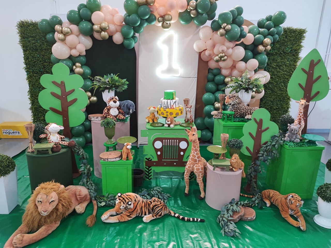Montagem Safari  4 - Elisete Festas Kit Pegue e Monte
