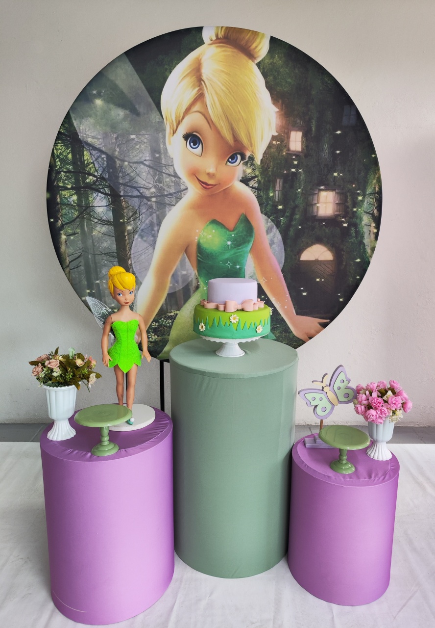 Kit Tinkerbell ( Fada Sininho) Opçao 2 - Elisete Festas Kit Pegue e Monte