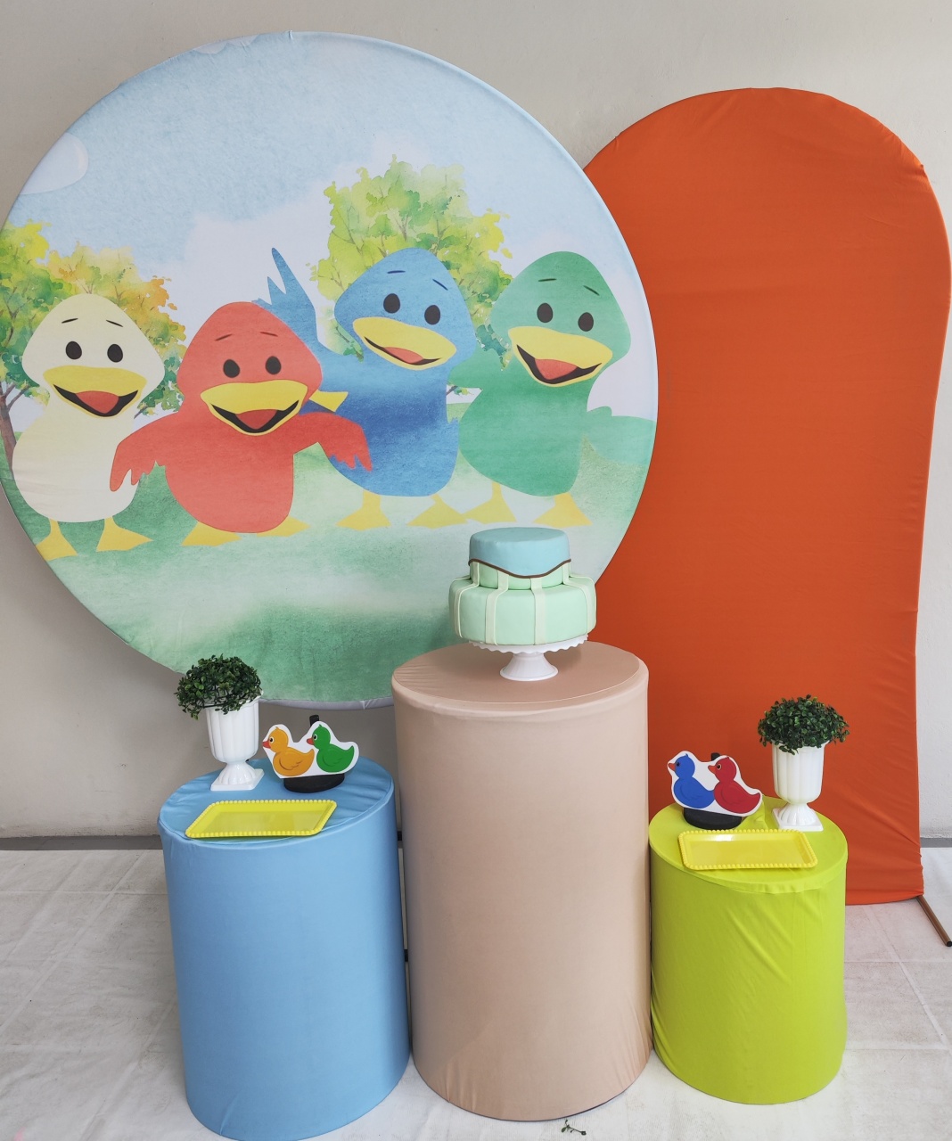 Kit Patinhos Colorido Opção Plus  - Elisete Festas Kit Pegue e Monte