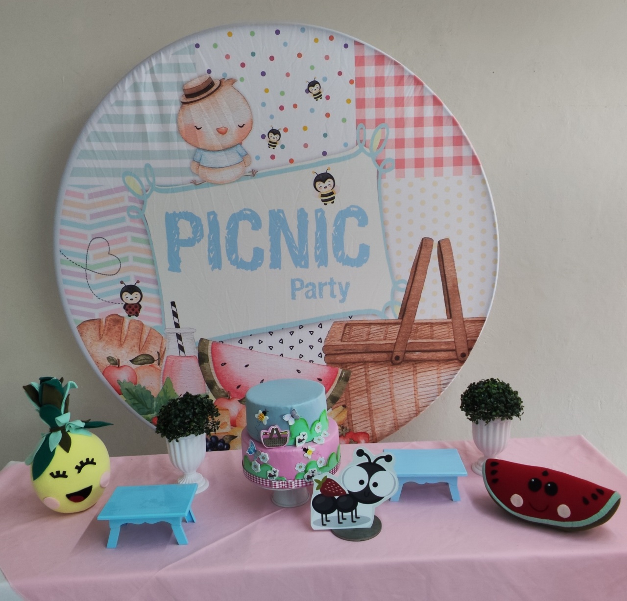 Kit Pic Nic Candy Opção 1 - Elisete Festas Kit Pegue e Monte