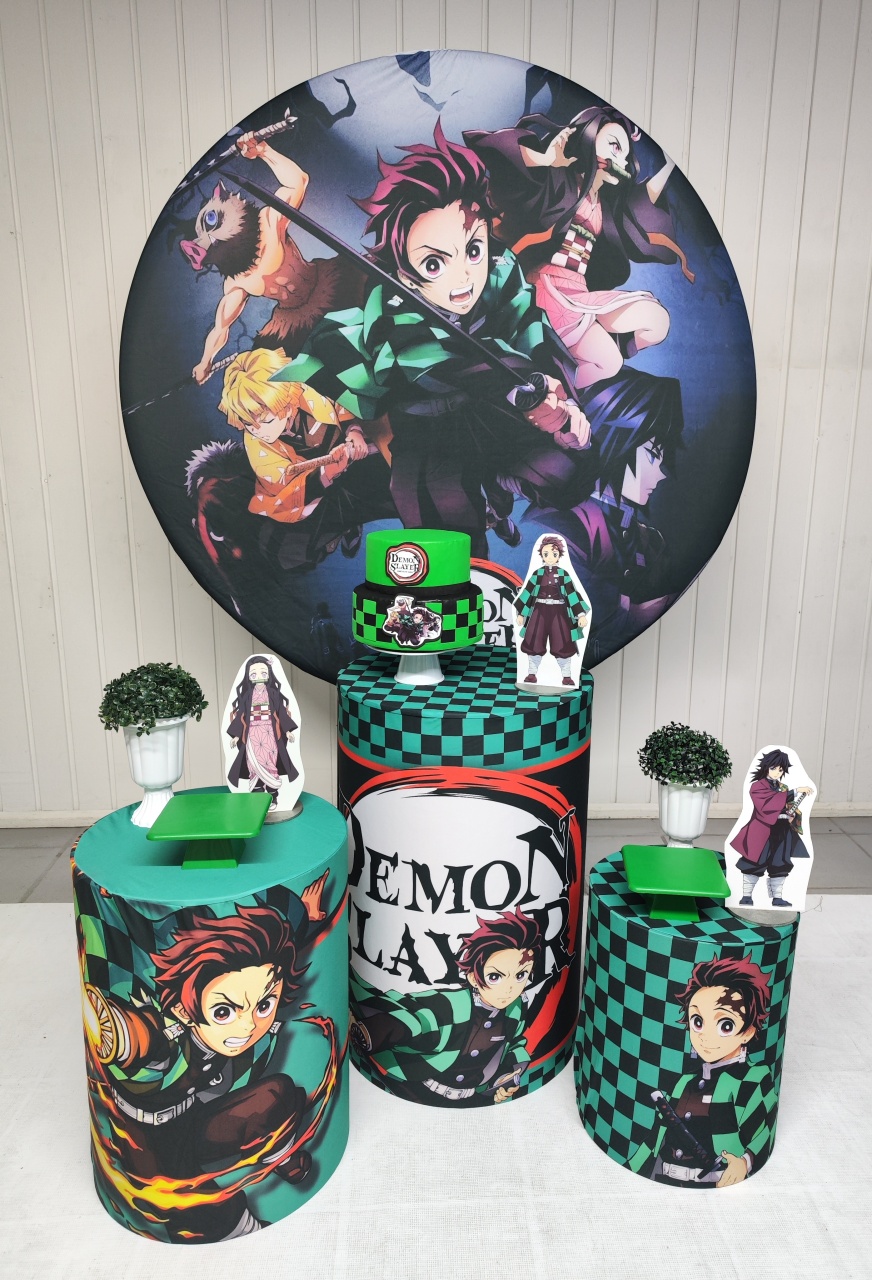 Kit Demon Slayer Opção 2 - Elisete Festas Kit Pegue e Monte