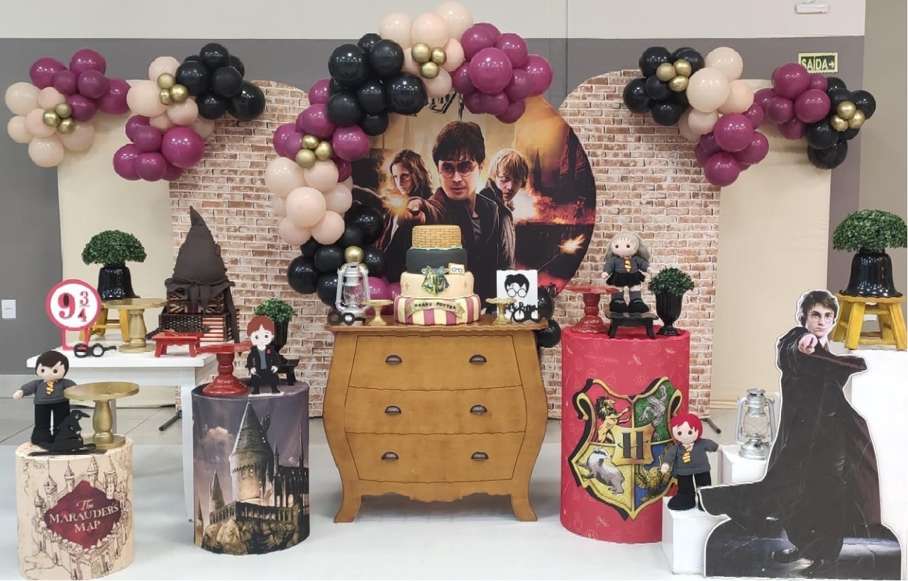 Montagem Harry Potter - Elisete Festas Kit Pegue e Monte