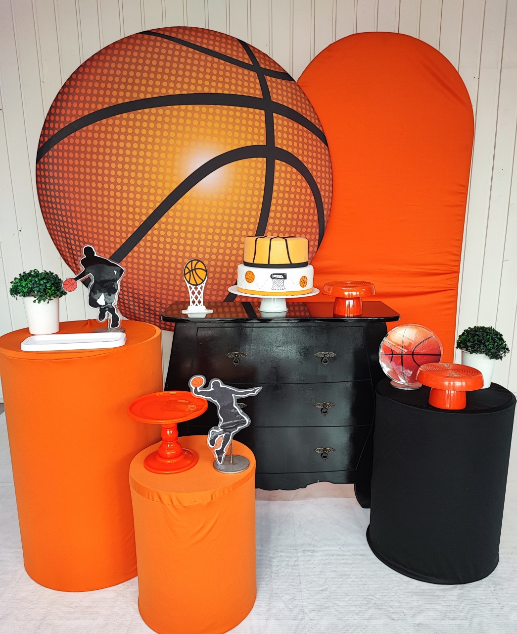 Kit Basquete  Opçao Plus - Elisete Festas Kit Pegue e Monte
