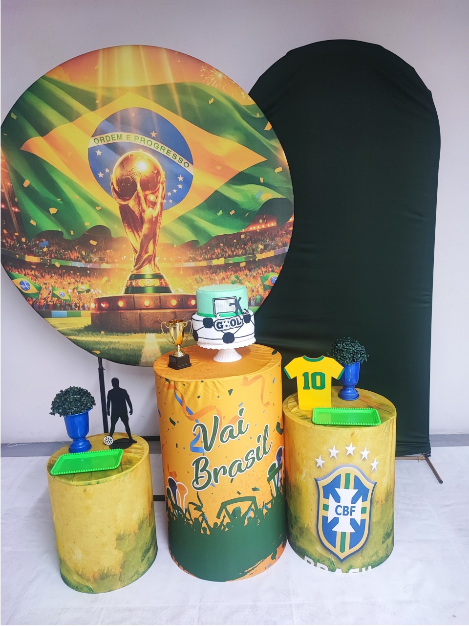Kit Copa Do Mundo Modelo 2 Opção Plus - Elisete Festas Kit Pegue e Monte