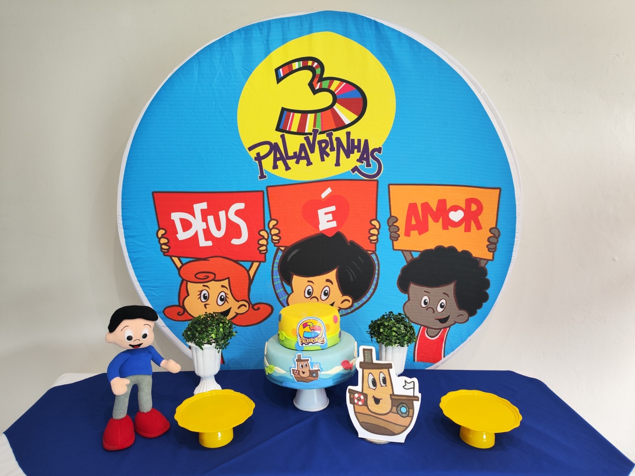 Kit 3 Palavrinhas Mod1 Opção 1 - Elisete Festas Kit Pegue e Monte