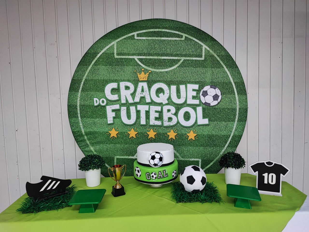 Kit Futebol Craque de Futebol - Opção 1 - Elisete Festas Kit Pegue e Monte