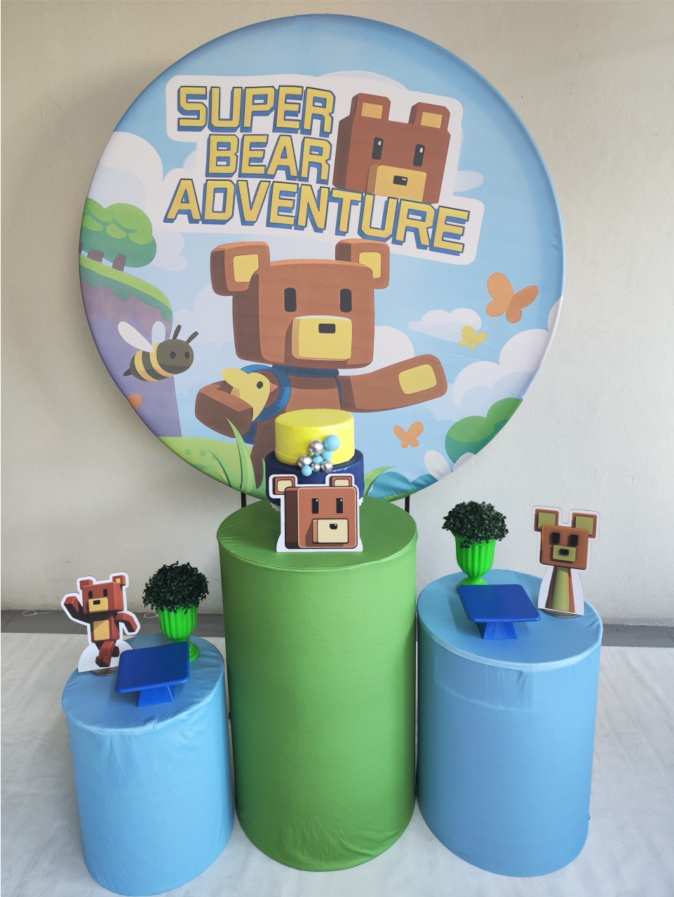 Kit Super Bear Aventure Opção 2 - Elisete Festas Kit Pegue e Monte