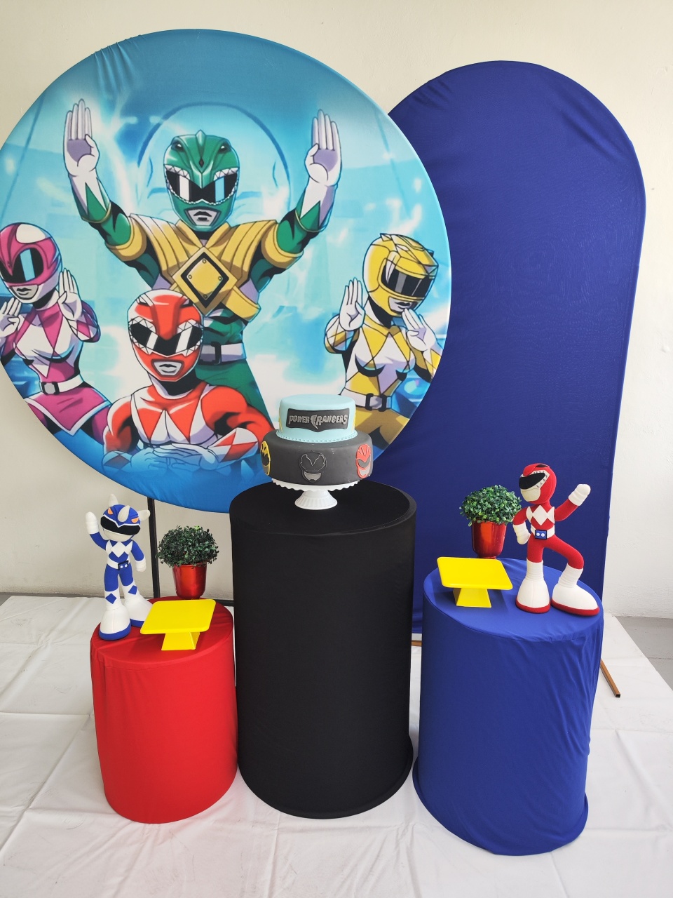 Kit Pawer Ranger Opção Plus  - Elisete Festas Kit Pegue e Monte
