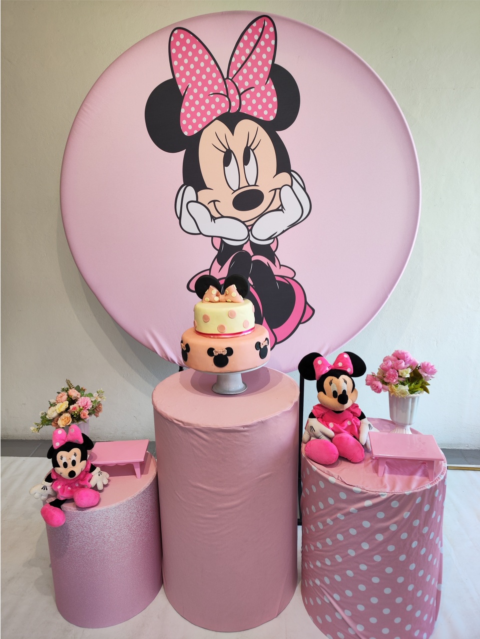 Kit Minie Rosa 1 Opção 2 - Elisete Festas Kit Pegue e Monte