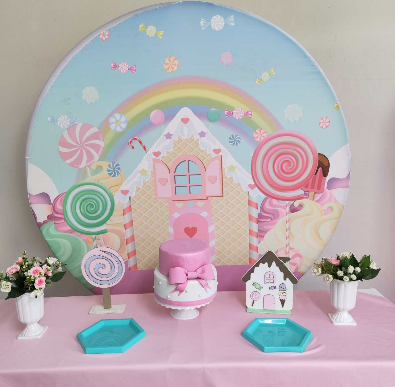 Kit Casa de Doces Opção 1 - Elisete Festas Kit Pegue e Monte