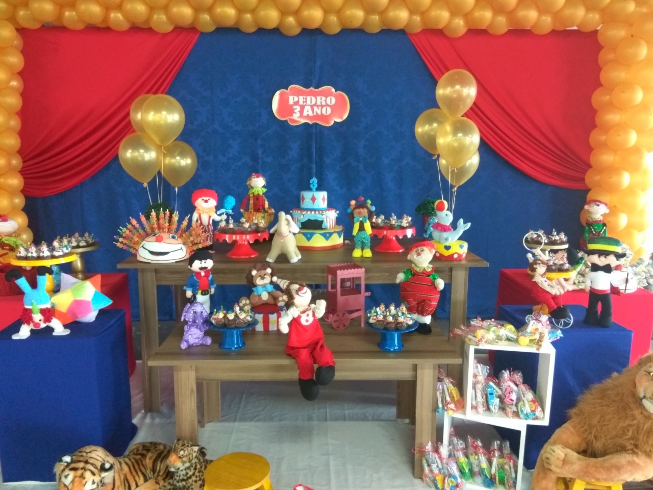 Montagem Circo 3 - Elisete Festas Kit Pegue e Monte