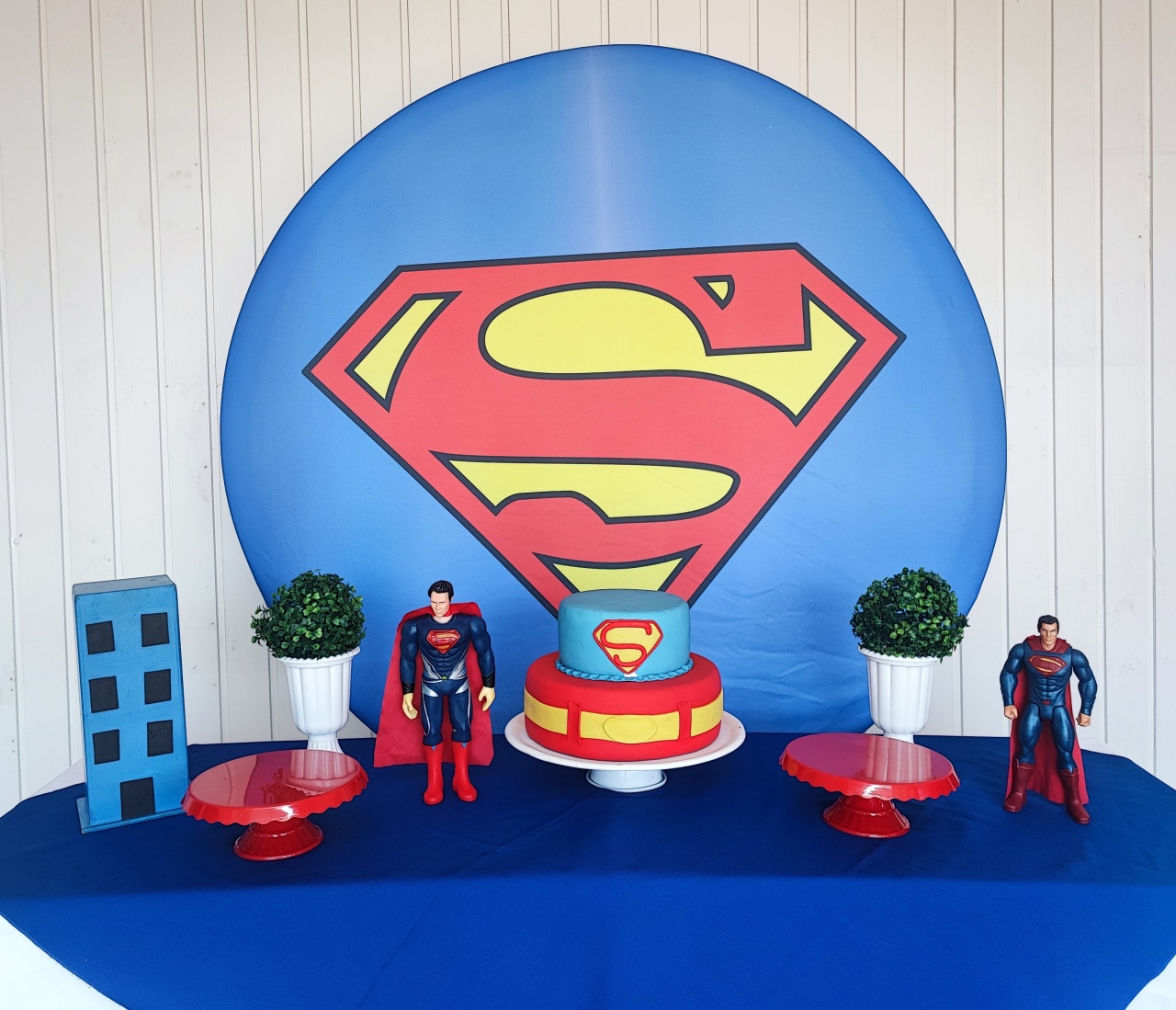 Kit Super Homem Opçao 1 - Elisete Festas Kit Pegue e Monte