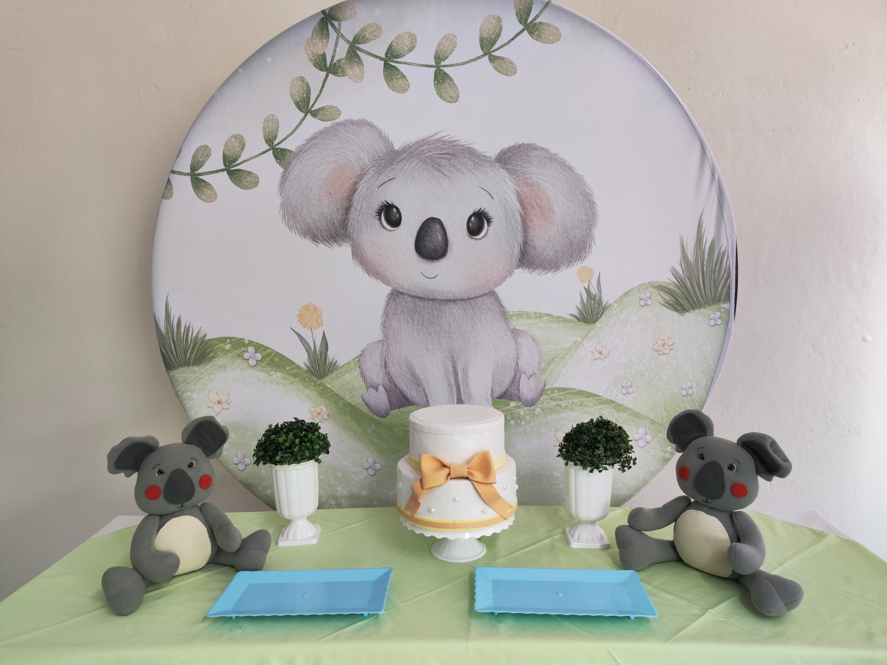 Kit Coala Menino Opção 1 - Elisete Festas Kit Pegue e Monte