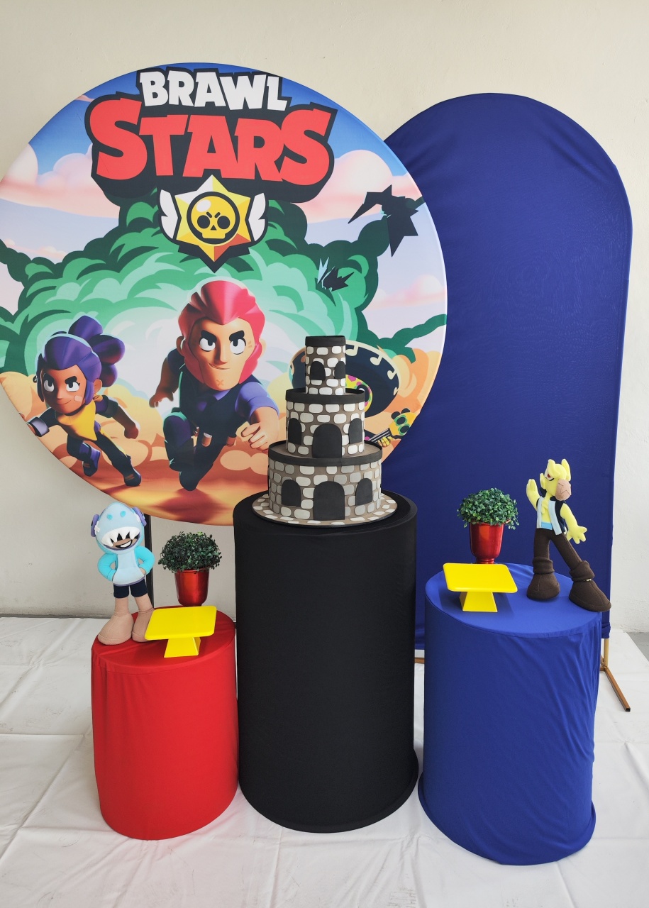 Kit Brawl Stars 2 Opção Plus  - Elisete Festas Kit Pegue e Monte