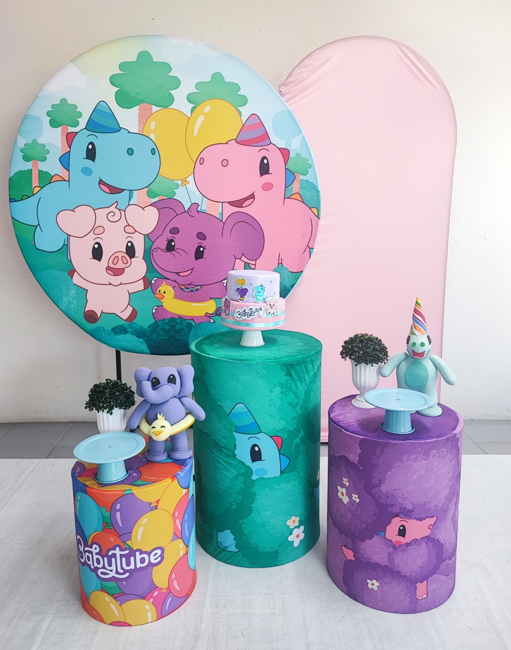 Kit Babytube Opção Plus  - Elisete Festas Kit Pegue e Monte