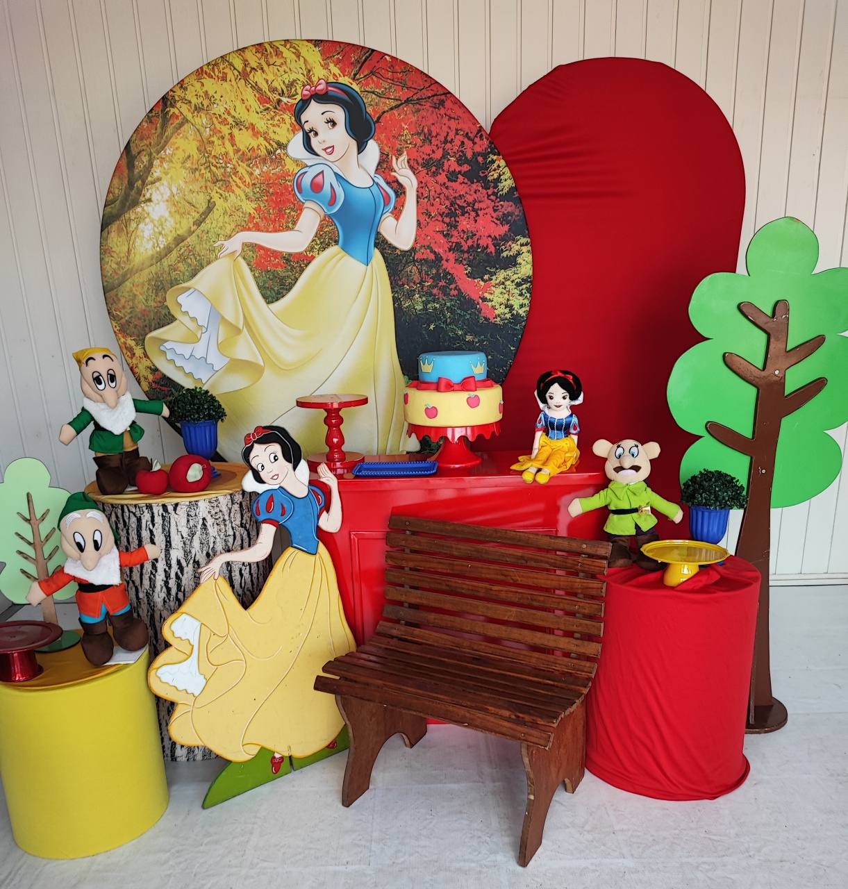 Kit Branca de Neve Opção Big - Elisete Festas Kit Pegue e Monte