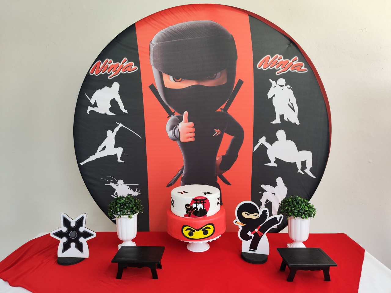 Kit Ninja 1 ( Opçao 1) - Elisete Festas Kit Pegue e Monte