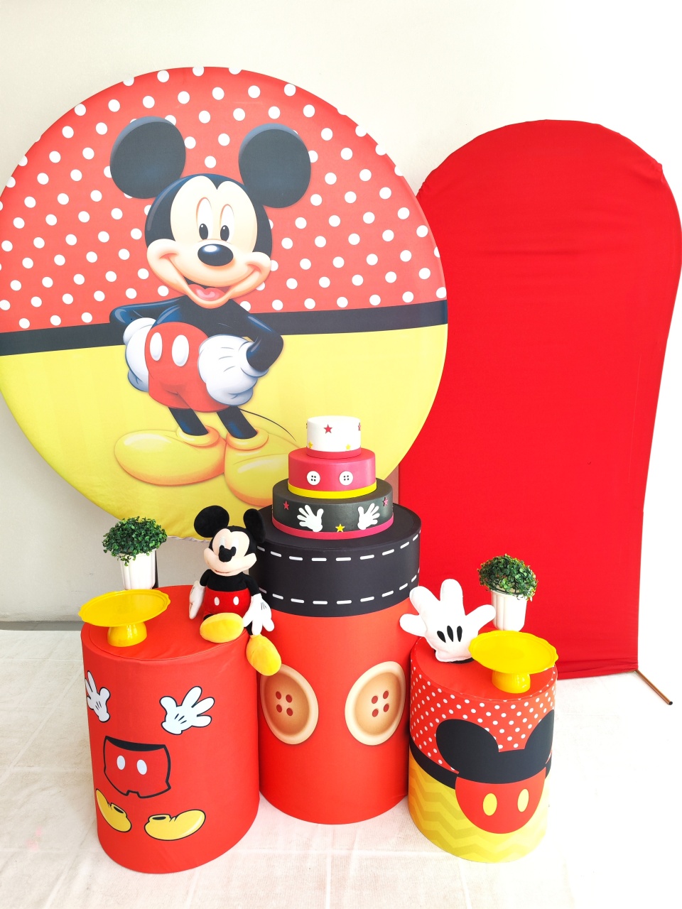 Kit Mickey 1 Opção Plus  - Elisete Festas Kit Pegue e Monte