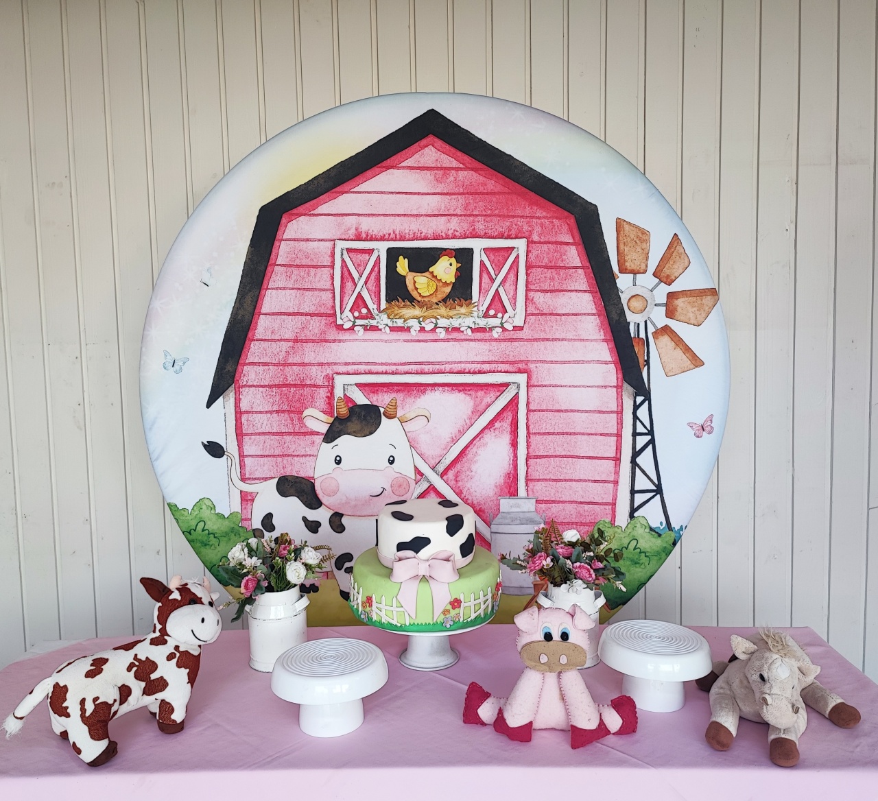 Kit Fazendinha Menina ( Opção 1)  - Elisete Festas Kit Pegue e Monte