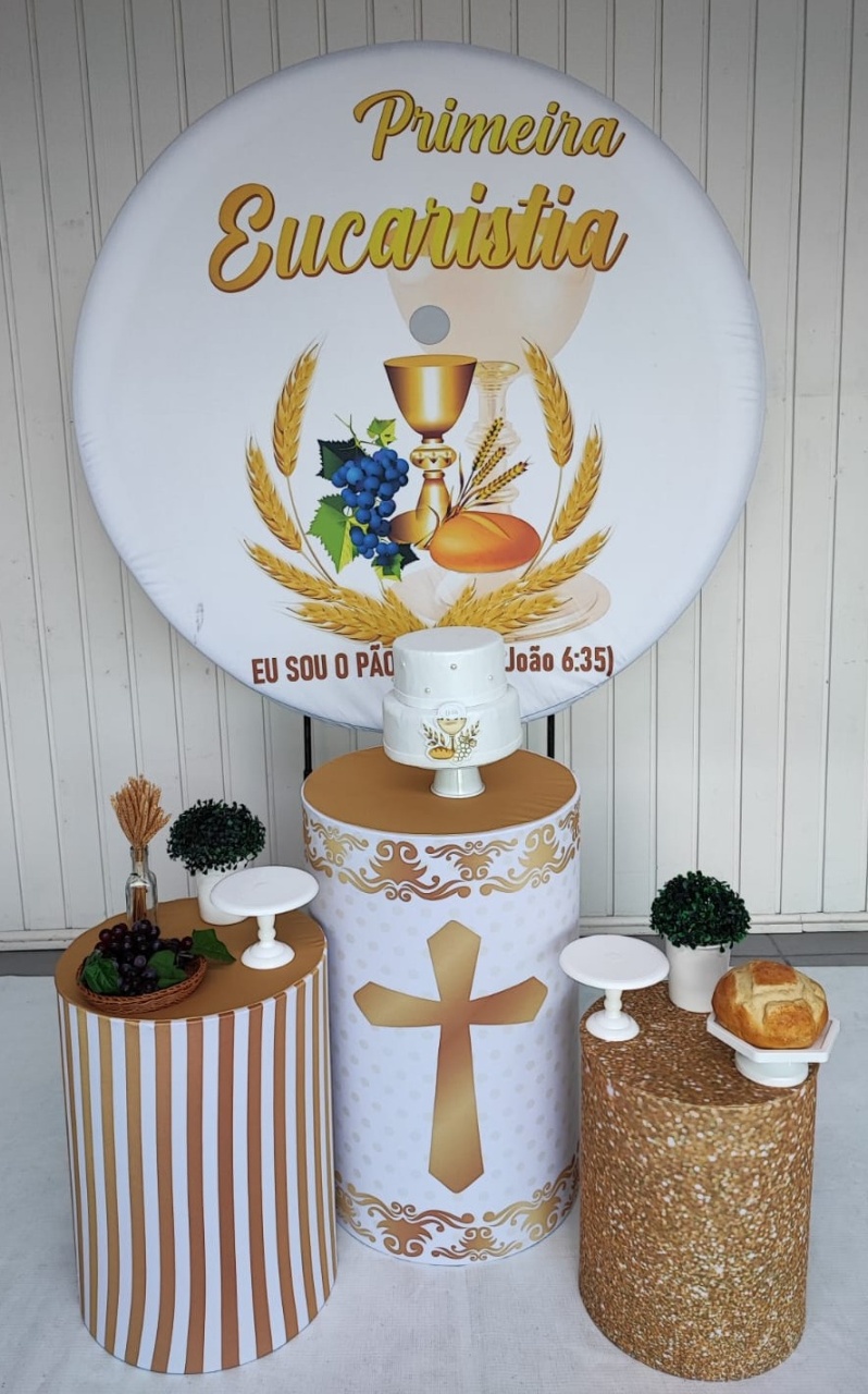 Kit Comunhão / Eucaristia ( Opçao 2) - Elisete Festas Kit Pegue e Monte