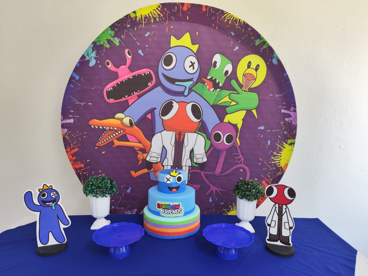 Kit Rainbow Friend Opção 1 - Elisete Festas Kit Pegue e Monte