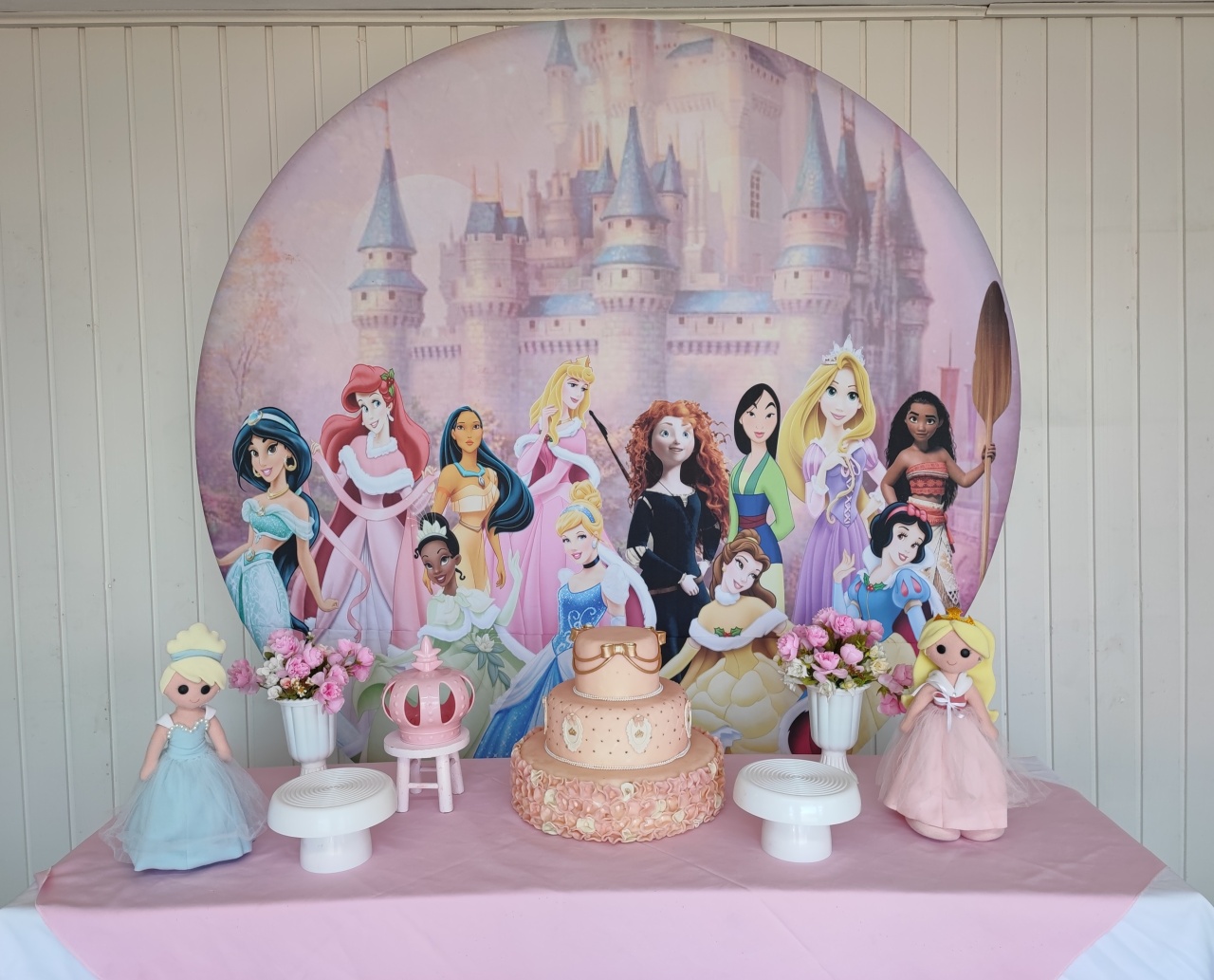 Kit Princesa da Disney 1,80- Opção 1 - Elisete Festas Kit Pegue e Monte