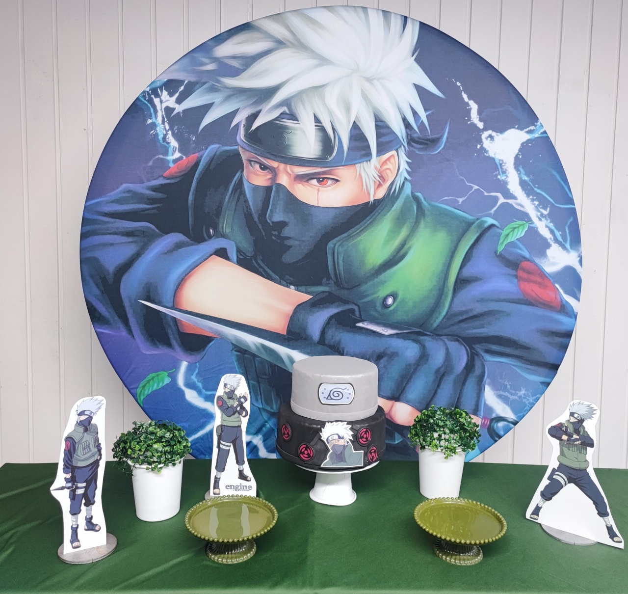 Kit Naruto Kakashi ( Opçao 1) - Elisete Festas Kit Pegue e Monte