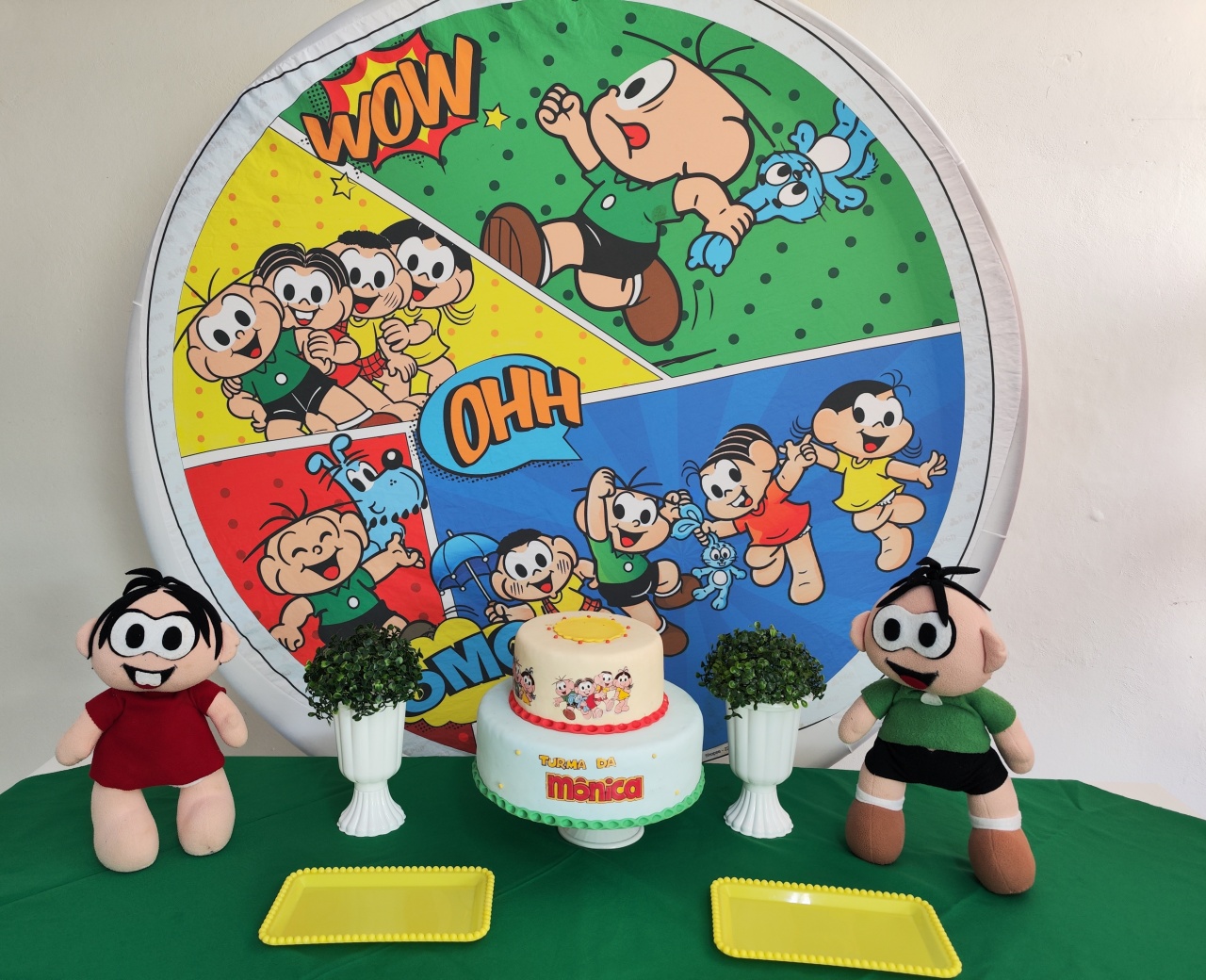 Kit Turma da Monica 2 Opção 1 - Elisete Festas Kit Pegue e Monte